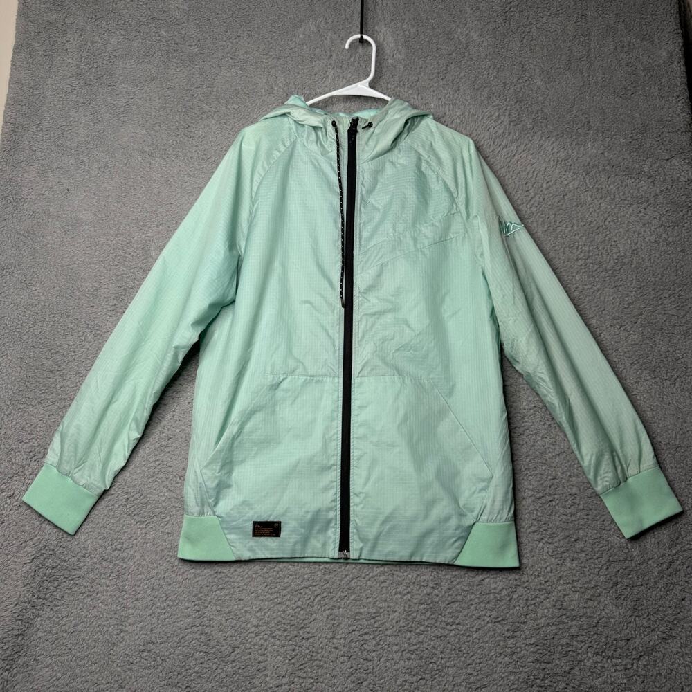 Inn Nano Cure Tech Jacket Women's Medium Teal Zip Up